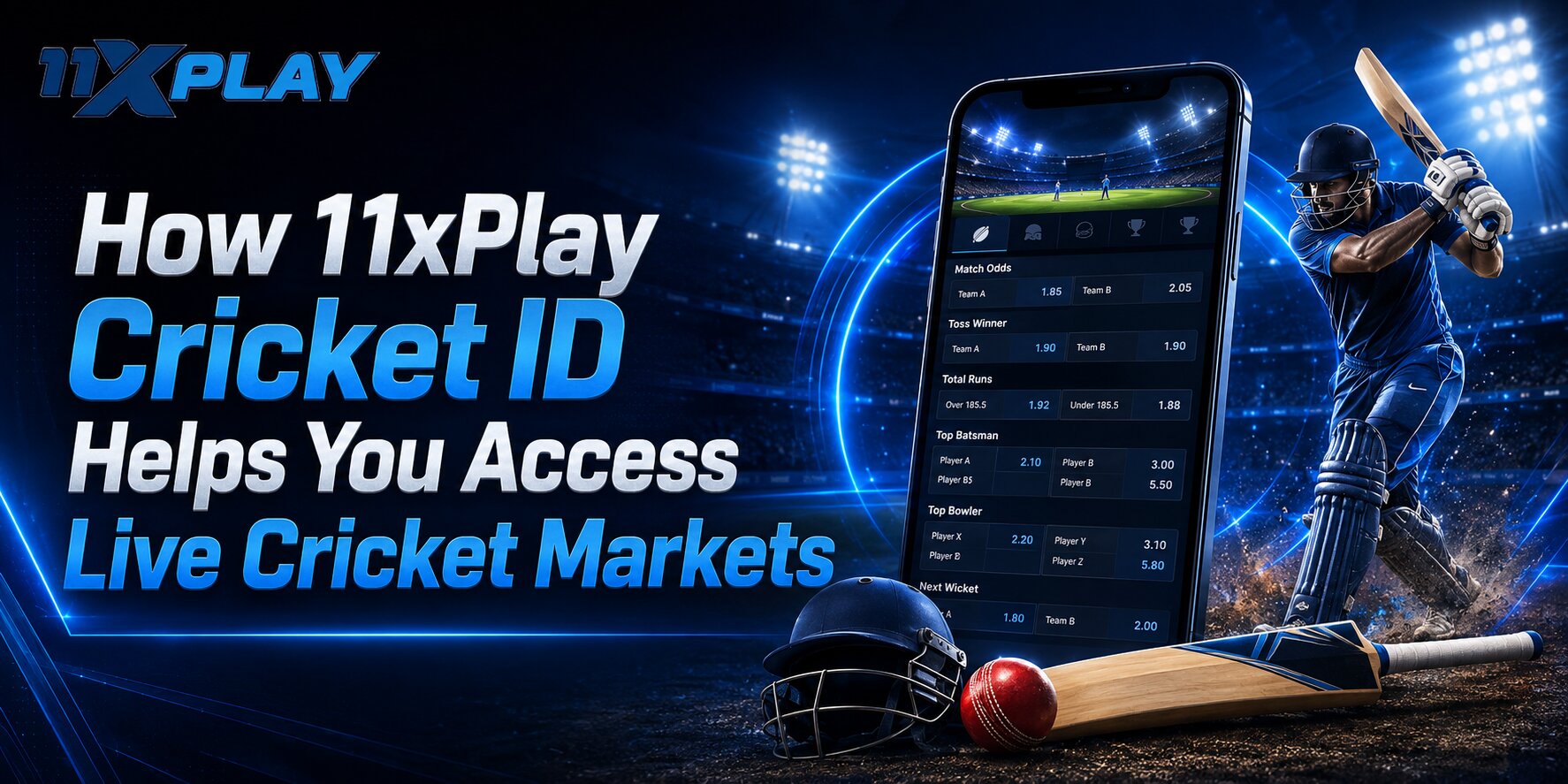 How 11xPlay Cricket ID Helps You Access Live Cricket Markets