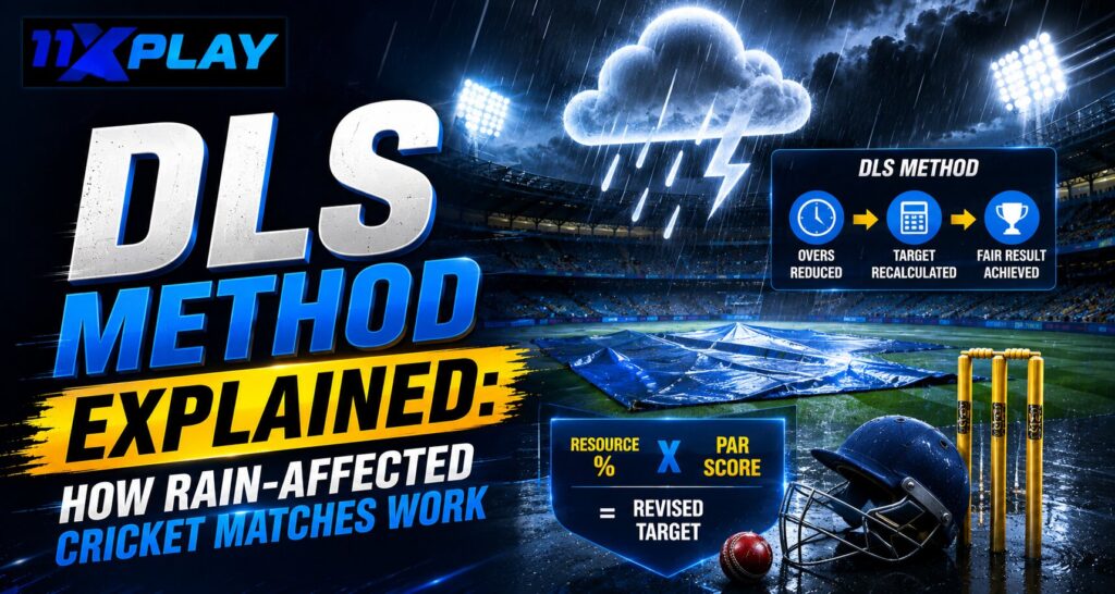 DLS Method Explained: How Rain-Affected Cricket Matches Work