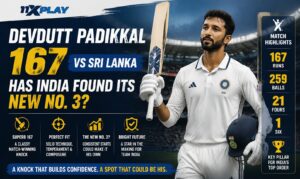 Devdutt Padikkal 167 vs Sri Lanka: Has India Found Its New No. 3?