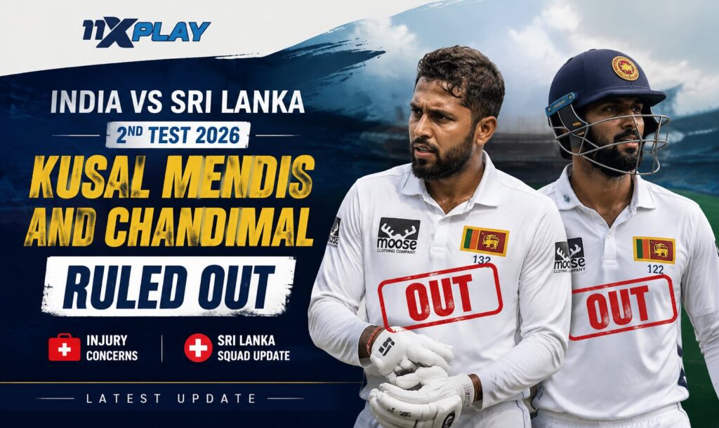 India vs Sri Lanka 2nd Test 2026: Kusal Mendis and Chandimal Ruled Out