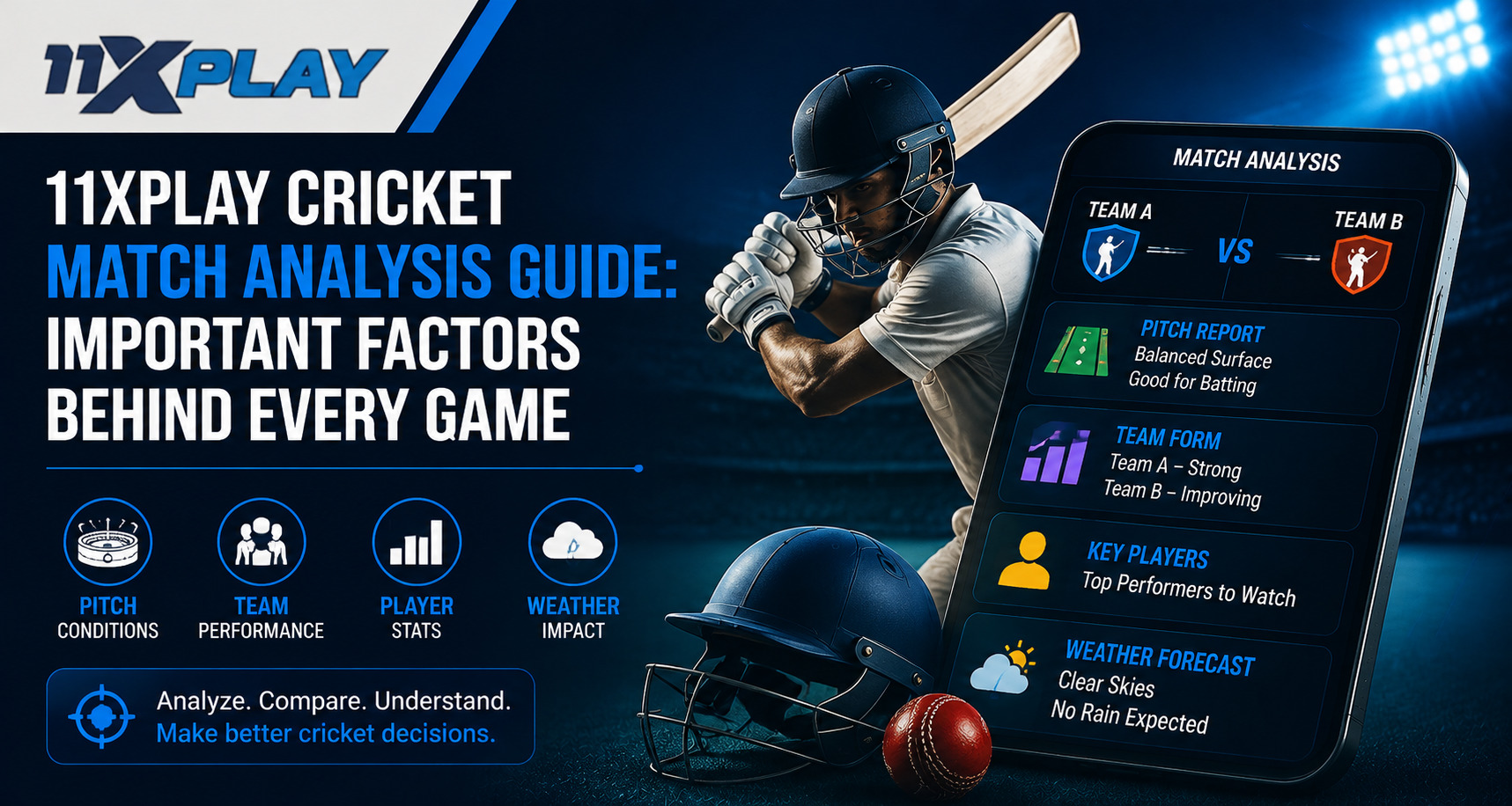11xplay Cricket Match Analysis Guide: Important Factors Behind Every Game