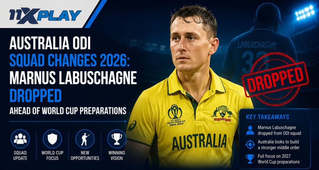Australia ODI Squad Changes 2026: Marnus Labuschagne Dropped Ahead of World Cup Preparations