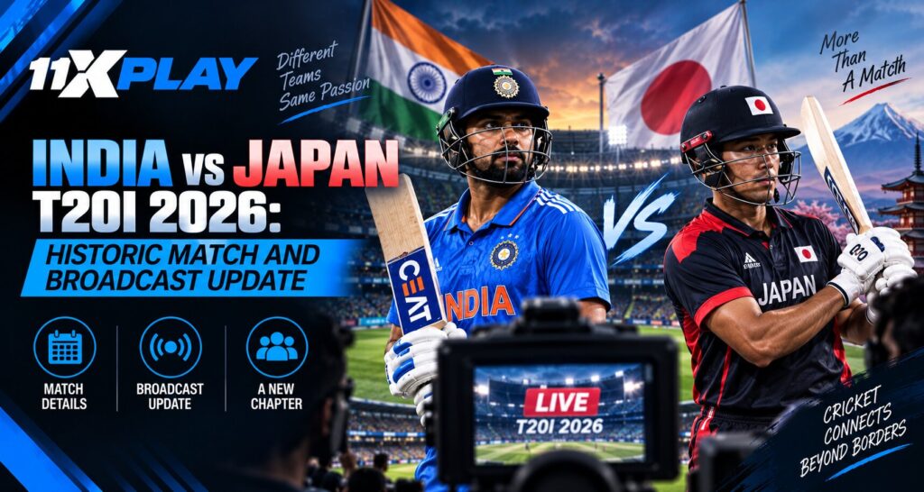 India vs Japan T20I 2026: Historic Match and Broadcast Update