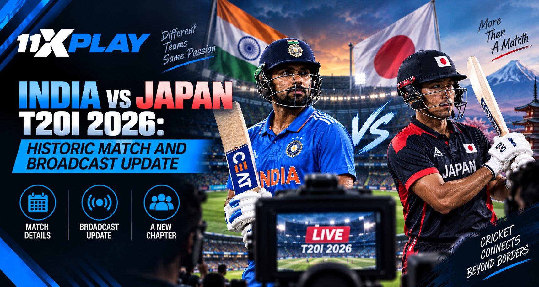 India vs Japan T20I 2026: Historic Match and Broadcast Update